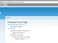 Forum Thread Module